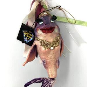 December Diamonds Ornament 2001 Princess the Damsel Fish Mermaid Whimsical